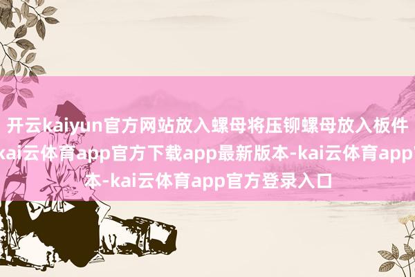 开云kaiyun官方网站放入螺母将压铆螺母放入板件的安设孔中-kai云体育app官方下载app最新版本-kai云体育app官方登录入口